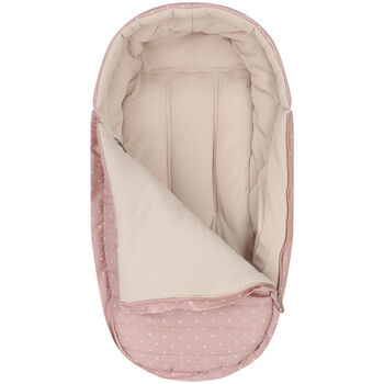 Girls Pink Polka Dots Baby Nest